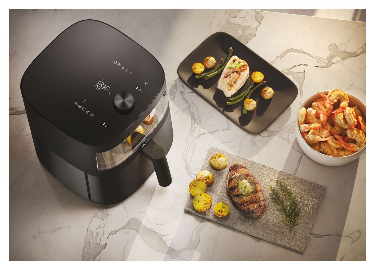 HAF5TWA011 Heißluftfritteuse 6,5 l 2000 W  (Schwarz) 