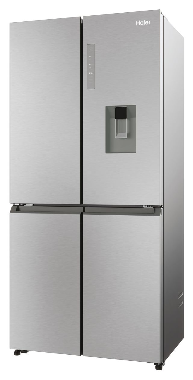 HCR3818EWMM Side-by-Side Kühl-/ Gefrierkombination 307 l / 156 l 290 kWh NoFrost 1815 mm x 833 mm  (Platin, Edelstahl) 