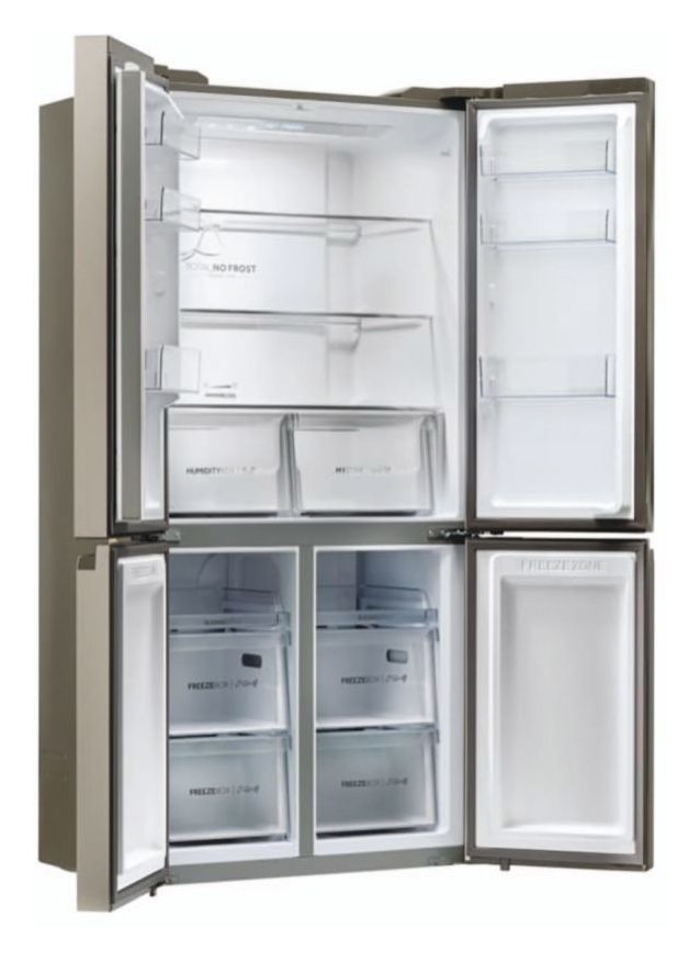 HCR5919FOPG Side-by-Side Kühl-/ Gefrierkombination 354 l / 174 l 360 kWh NoFrost 1900 mm x 908 mm  (Grau) 