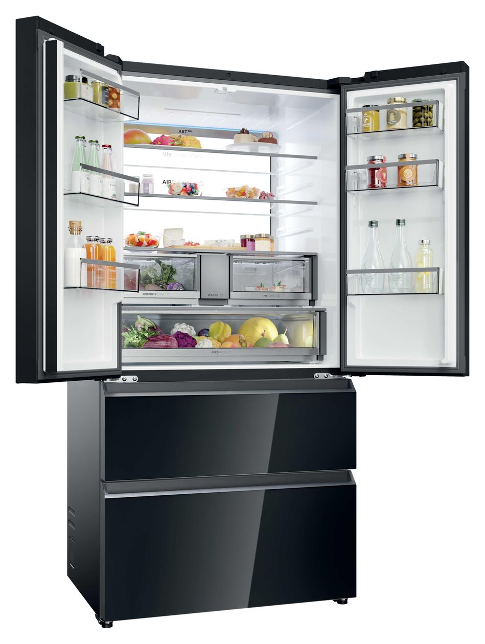 HFR79F19DFGB Side-by-Side Kühl-/ Gefrierkombination 449 l / 254 l 293 kWh NoFrost 1900 mm x 905 mm  (Schwarz) 