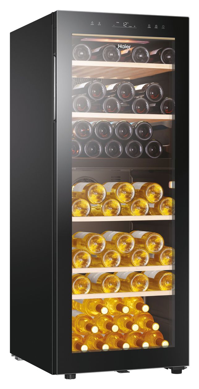 HWS79GDG Weinkühler Freistehend EEK: G 2 Zonen 79 Flasche(n) 