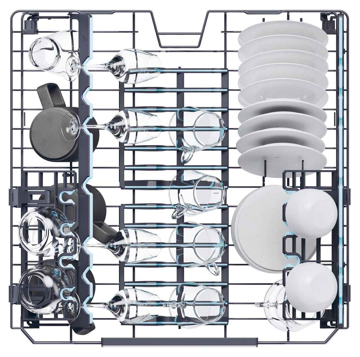 XS4B0M3SB-84 60 cm Geschirrspüler vollintegriert (ohne Front) Sehr leise 14 Maßgedecke Kondensations 