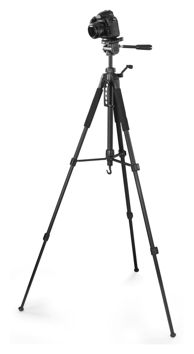 004491 Action Smart 165 3D 3 Bein(e) Stativ Smartphone-/Digital-Kamera  (Schwarz) 