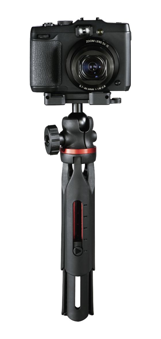 004630 Solid 19B 3 Bein(e) Stativ Smartphone/Tablet  (Schwarz, Rot) 