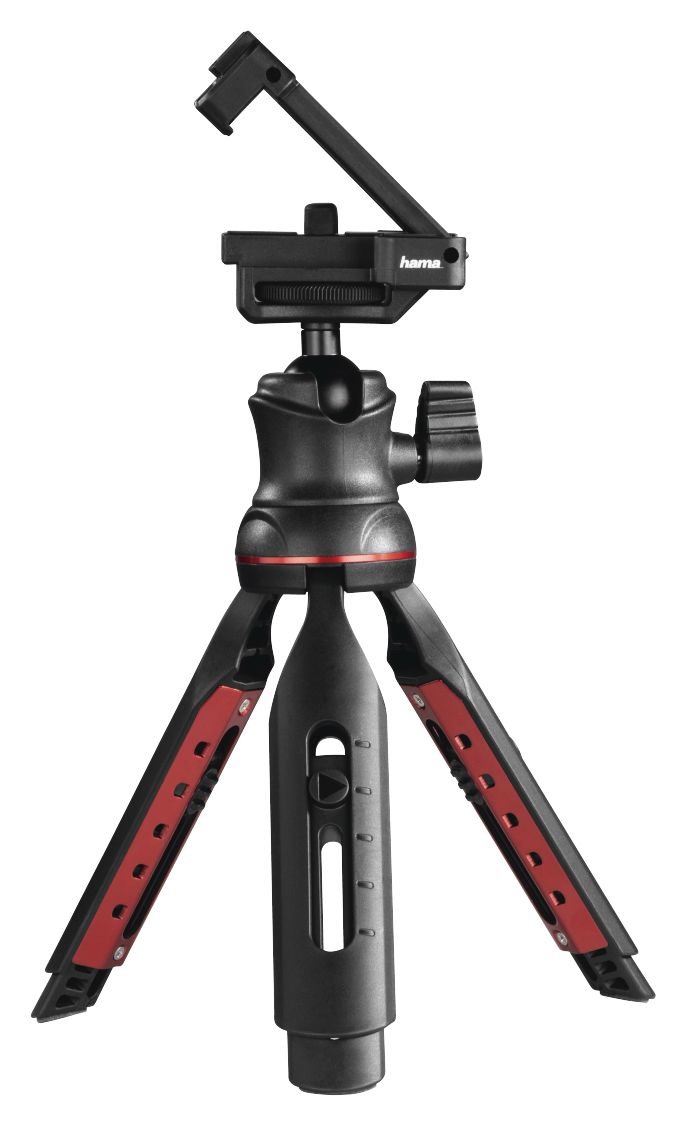 004635 Solid II 21B 3 Bein(e) Stativ Smartphone-/Digital-Kamera Bluetooth  (Schwarz, Rot) 