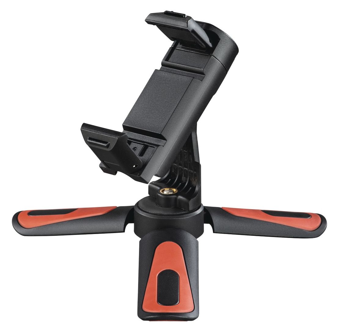 004649 Pocket II Rotation 3 Bein(e) Stativ Smartphone/Tablet  (Schwarz, Rot) 