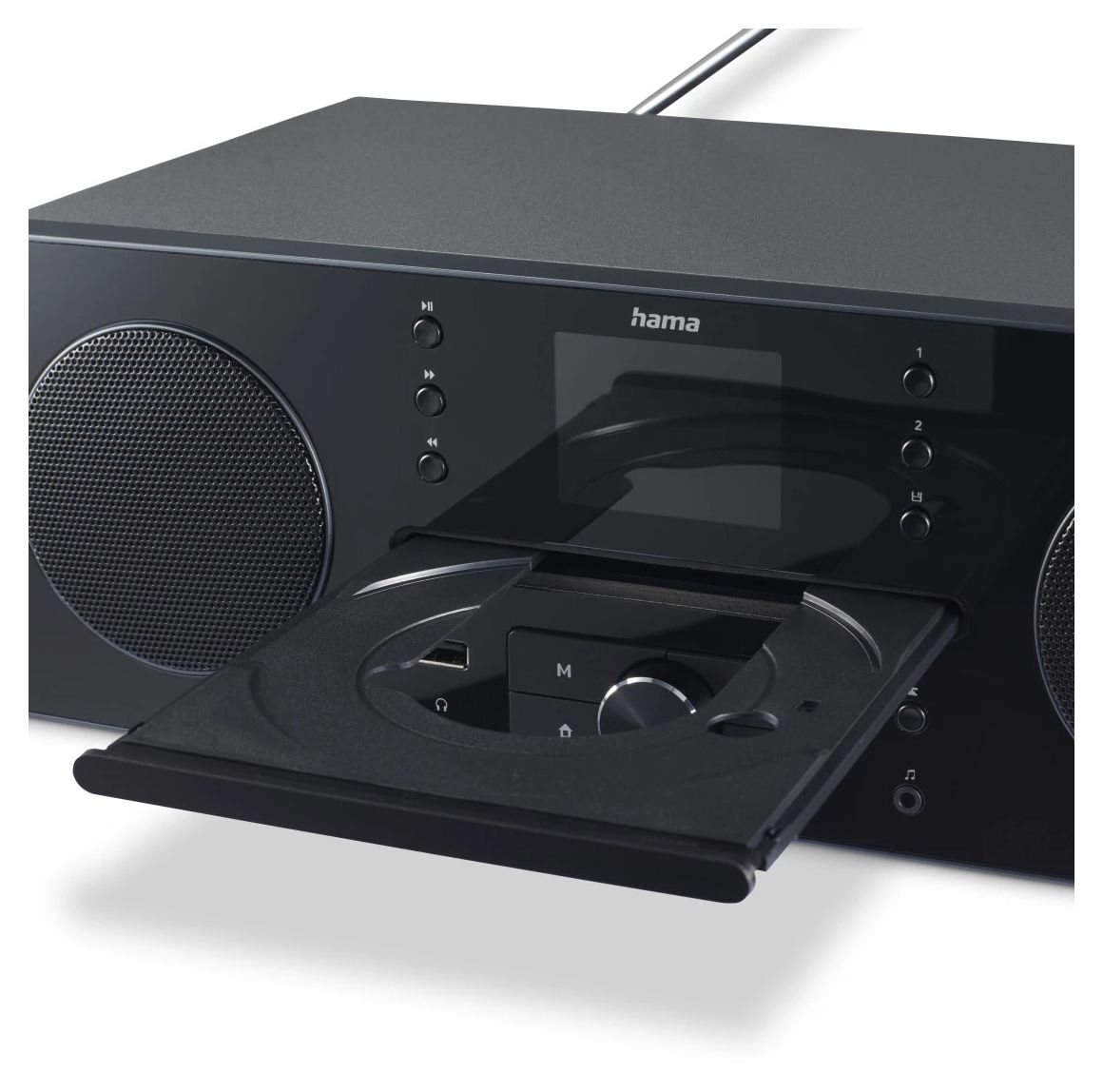 054254 DR1560CBT Bluetooth DAB, DAB+, FM Radio Persönlich  (Schwarz, Grau) 