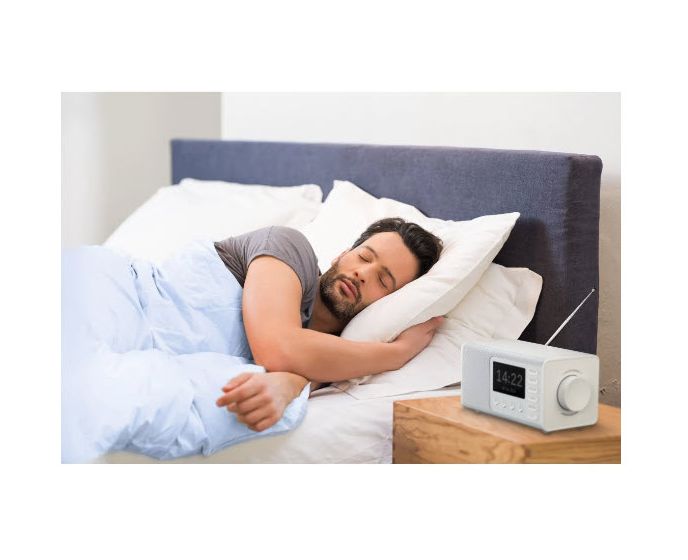 054297 DR1001BT Bluetooth DAB, DAB+, FM Radio Persönlich  (Weiß) 