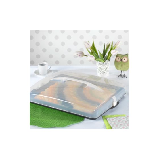 111497 Blechkuchen-Transportbox Rechteck 