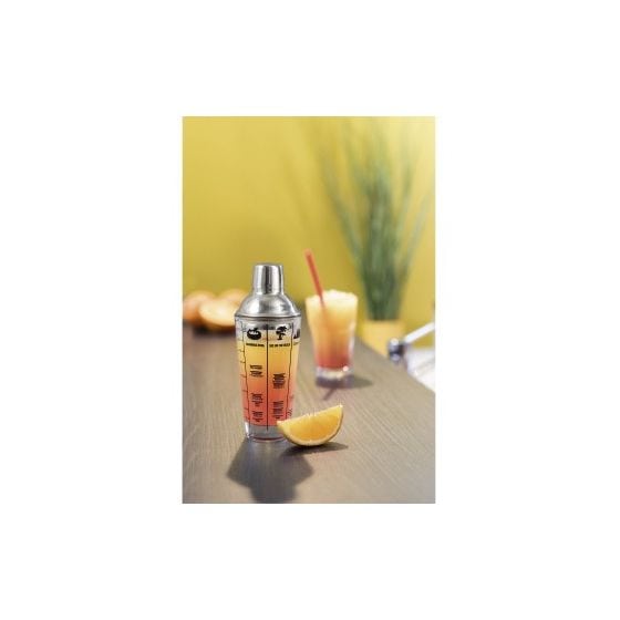111550 Cocktail-Shaker aus Glas 400ml 8,5 cm 