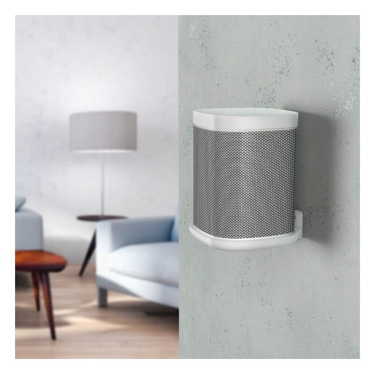 118016 Wandhalterung für Sonos One bis max. 2 kg  (Weiß) 