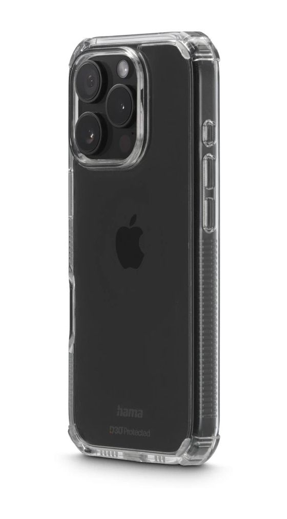 123764 Extreme Protect Cover für Apple iPhone 16 Pro  (Transparent) 