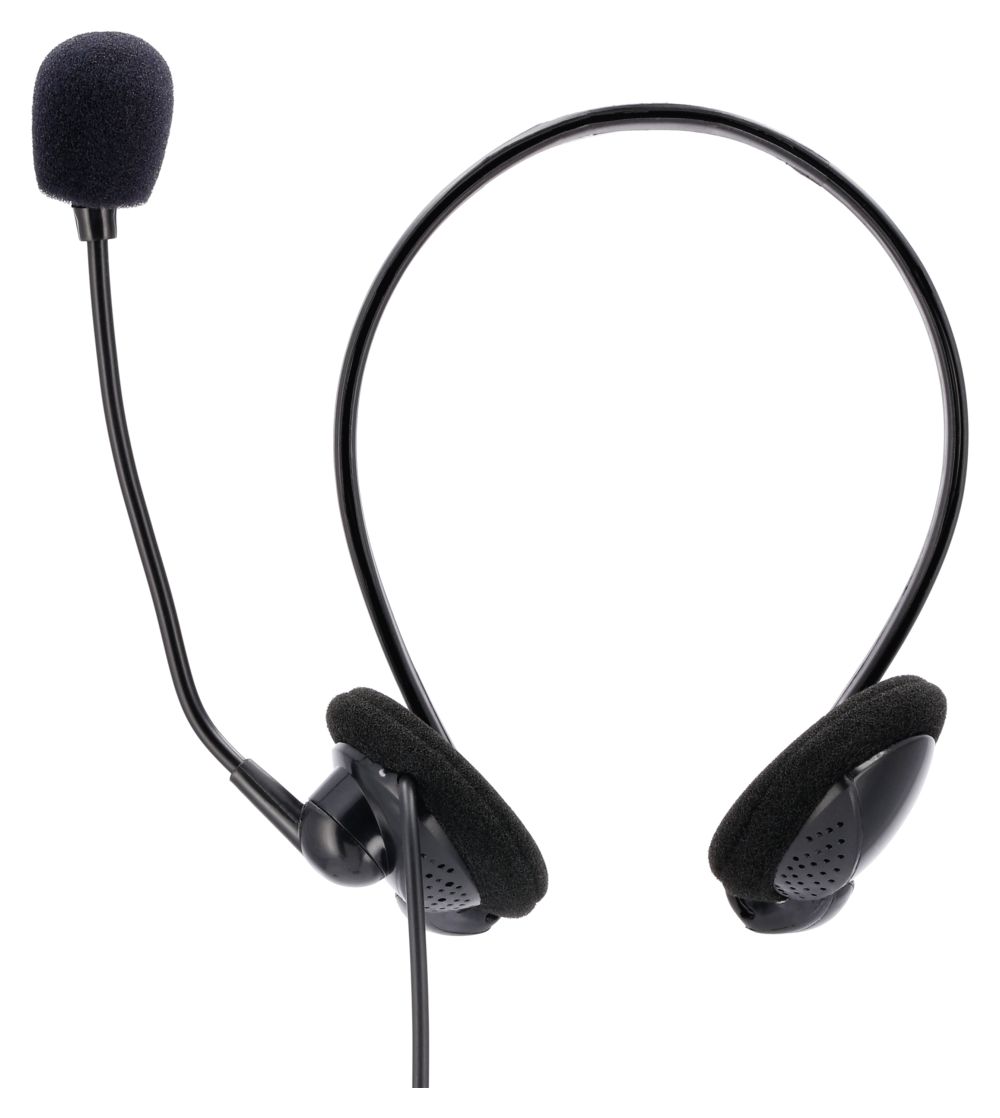 139920 NHS-P100 Ohraufliegender Kopfhörer Kabelgebunden  (Schwarz) 