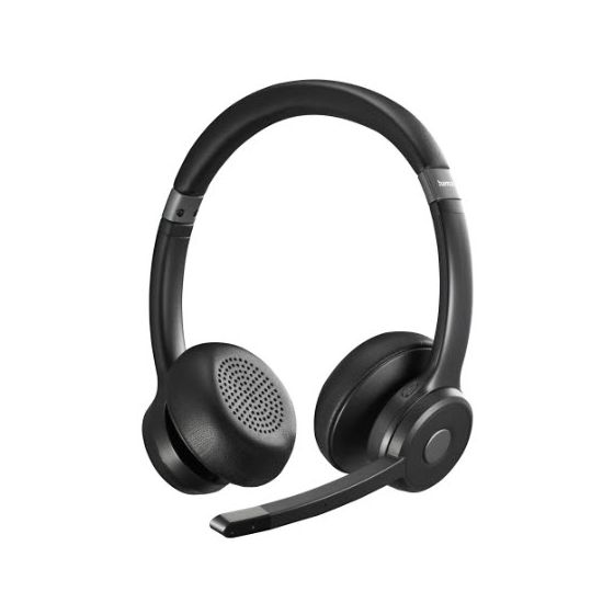 139938 BT700 Casque Ohraufliegender Bluetooth Kopfhörer kabellos 40 h Laufzeit USB Typ-C  (Schwarz) 