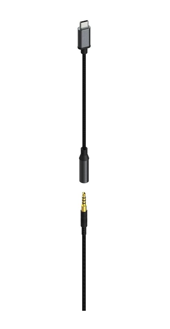 139941 CHS-200 Ohraufliegender Kopfhörer kabelgebunden USB Typ-C  (Schwarz) 