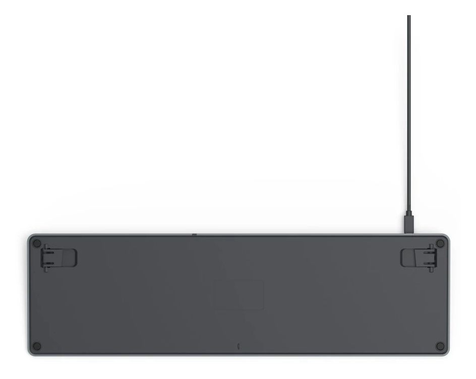173058 CK-400 Heimbüro Tastatur USB (Schwarz, Dunkles Grau) 