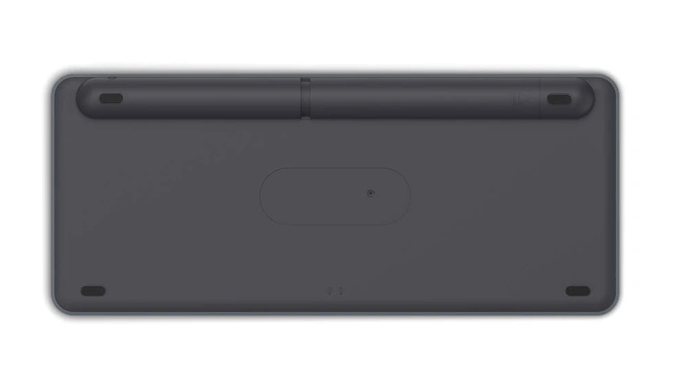 173059 WK-500 Heimbüro Tastatur RF Wireless + Bluetooth 2.4 GHz (Schwarz, Dunkles Grau) 