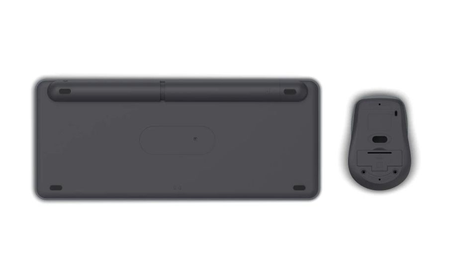 173061 WKM-500 Heimbüro Tastatur RF Wireless + Bluetooth 2.4 GHz  (Schwarz) 