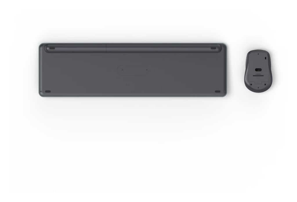 173065 WKM-550 Heimbüro Tastatur RF Wireless + Bluetooth 2.4 GHz  (Schwarz) 