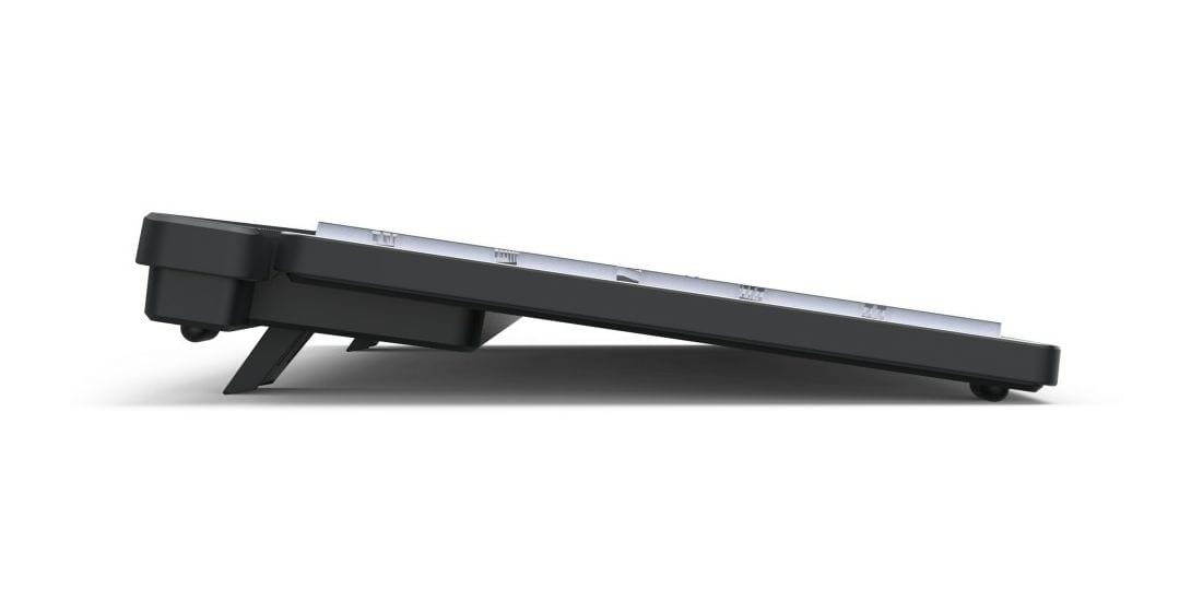 173067 WK-700 LED Heimbüro Tastatur Bluetooth 2.4 GHz (Anthrazit, Schwarz, Blau) 