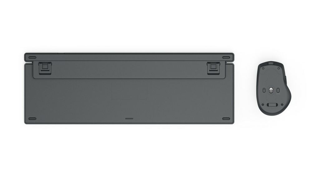 173069 WKM-750 LED Heimbüro Tastatur Bluetooth 2.4 GHz (Anthrazit, Schwarz, Blau) 