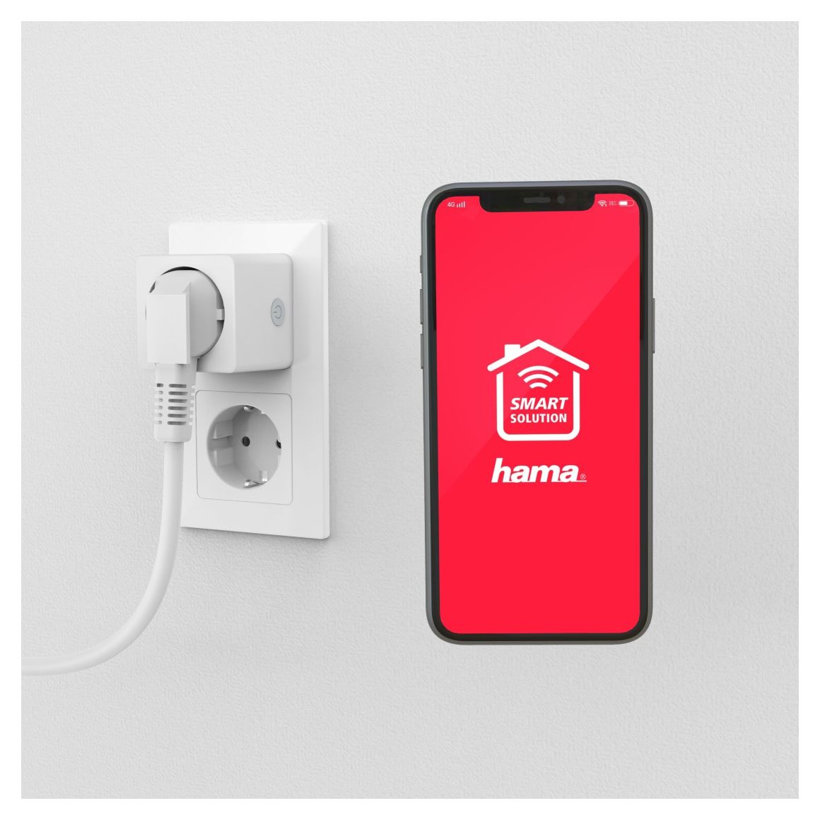 176575 WLAN-Steckdose "Mini", mit Stromverbrauchsmesser, per Sprache/App steuern 