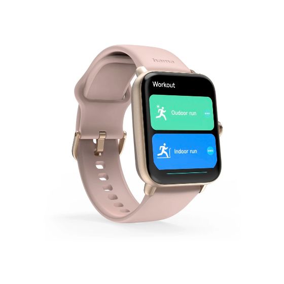 178620 6010 Digital 44 mm Smartwatch Quadratisch IP68 168 h  (Rose, Roségold) 