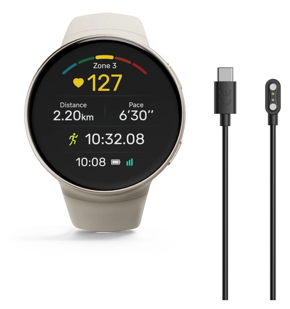 178696 7070 44 mm Smartwatch Rund IP68  (Gold) 