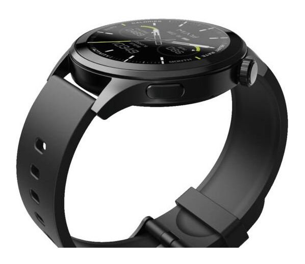 179055 6050 Smartwatch Rund IP68  (Schwarz) 