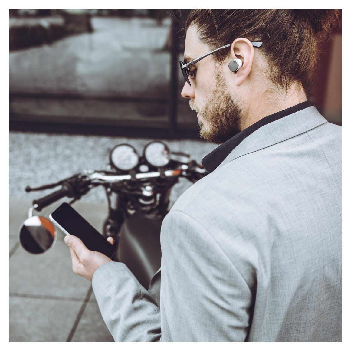 184109 Spirit Pure In-Ear Bluetooth Kopfhörer kabellos 5 h Laufzeit IPX5  (Weiß) 