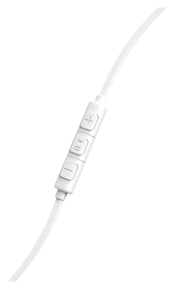 184136 Intense In-Ear Kopfhörer Kabelgebunden  (Silber, Weiß) 