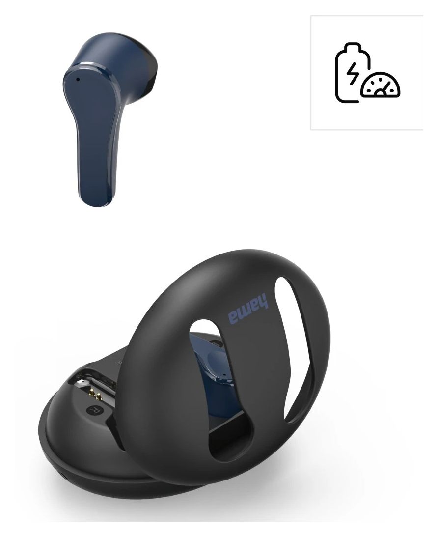 184175 Spirit Unchained In-Ear Bluetooth Kopfhörer Kabellos TWS 4 h Laufzeit  (Schwarz, Blau) 