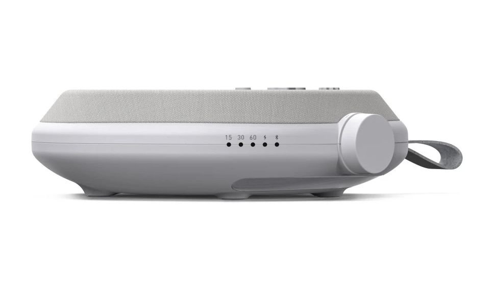 188244 Calm 3 W Bluetooth Lautsprecher Laufzeit bis 20 h  (Grau, Weiß) 