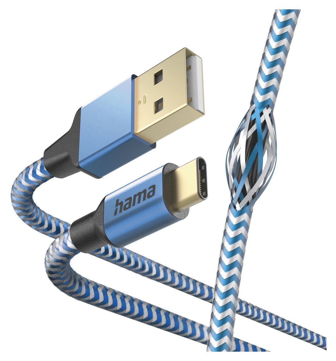 201558 Reflective 0,48 Gbit/s USB A auf USB C Männlich 1,5 m  (Blau) 