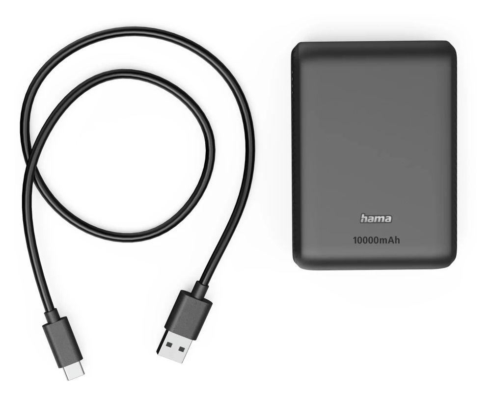 201776 10000 mAh Powerbank USB Typ-C  (Anthrazit) 