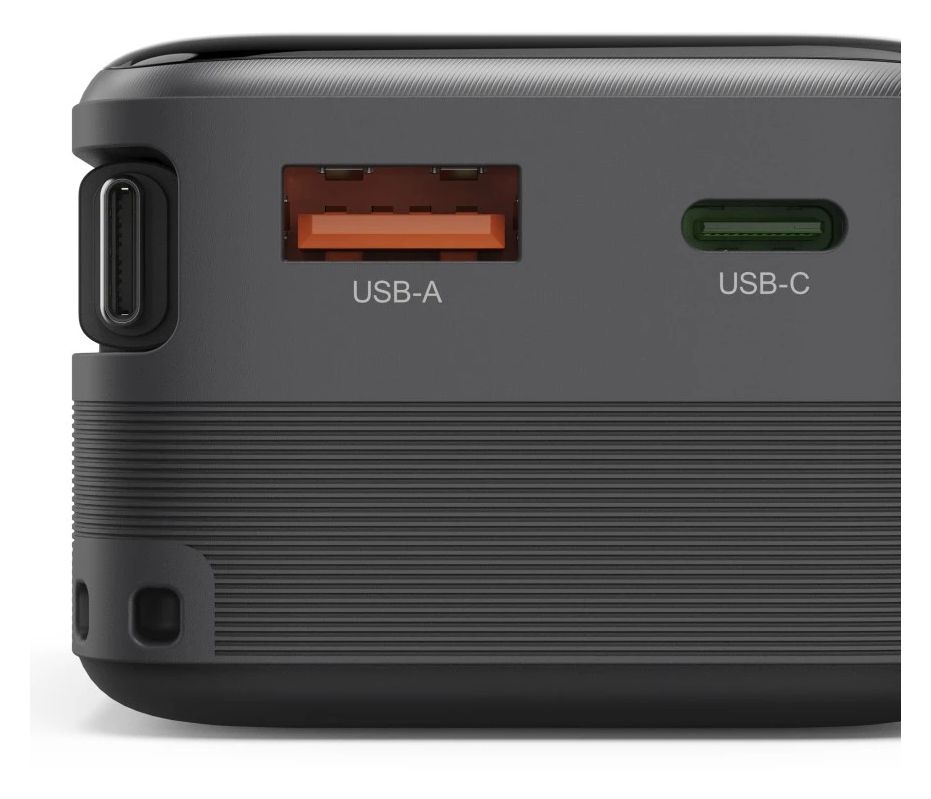 201784 Roll Up 10 10000 mAh Powerbank USB Typ-C  (Anthrazit) 