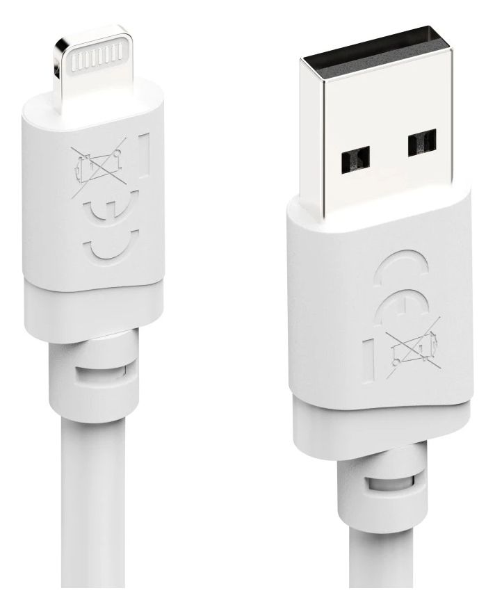 201800 Lightning auf USB A Männlich 1 m  (Weiß) 