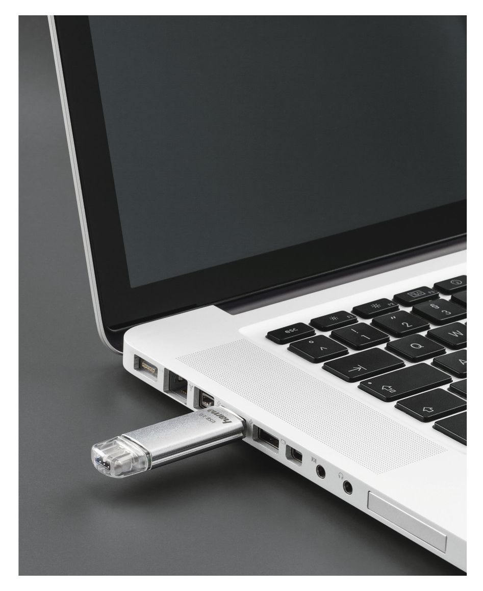 213109 C-Laeta USB Type-A / USB Type-C Stick 128 GB  (Silber) 