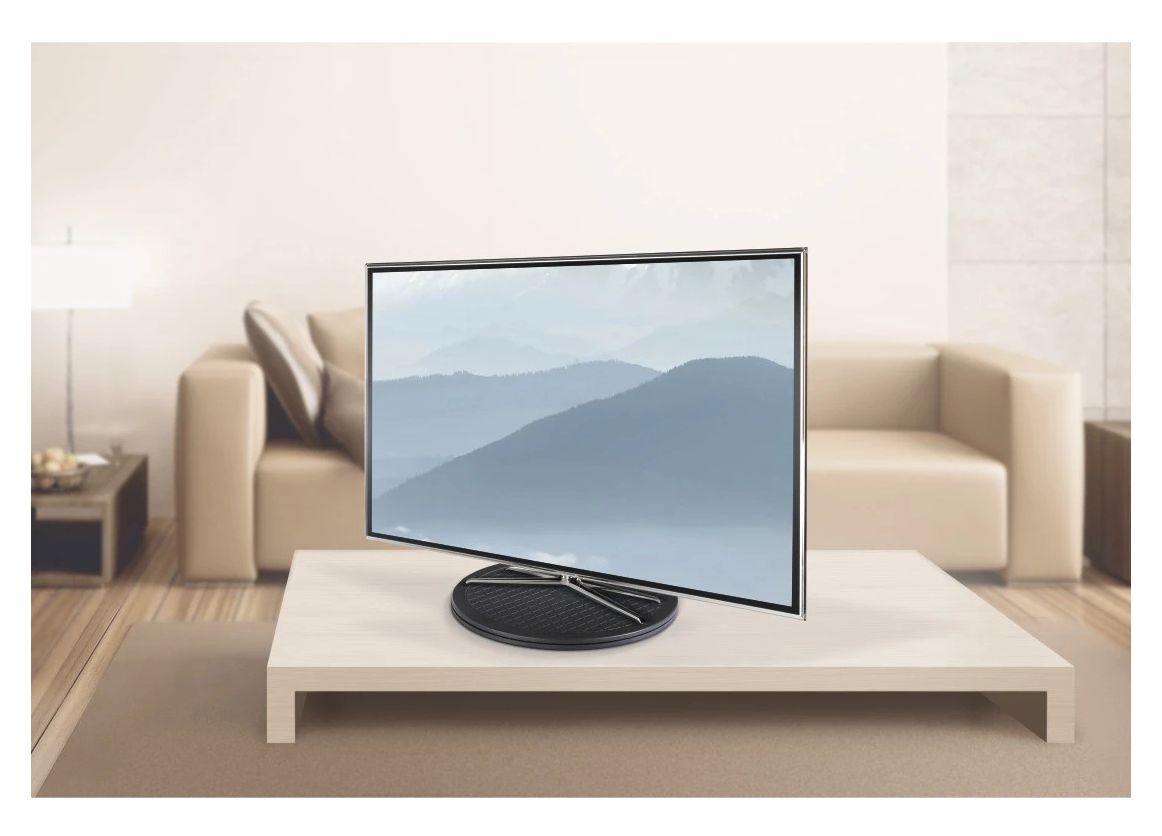 220892 Monitor-Drehteller L Tisch/Bank Halterung 80 kg 