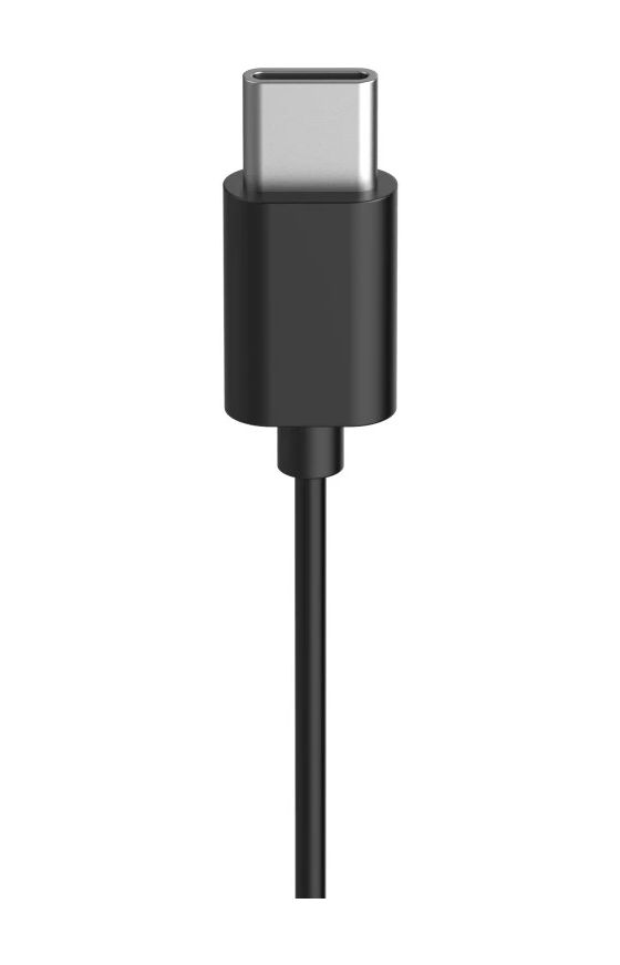 221814 Fun C Ohraufliegender Kopfhörer Kabelgebunden USB Typ-C  (Schwarz) 