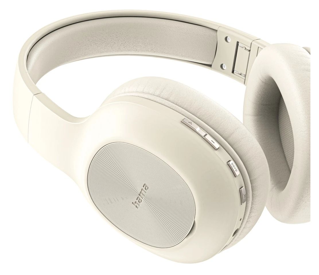 221822 Spirit Calypso X Over Ear Bluetooth Kopfhörer kabellos 60 h Laufzeit USB Typ-C  (Beige) 