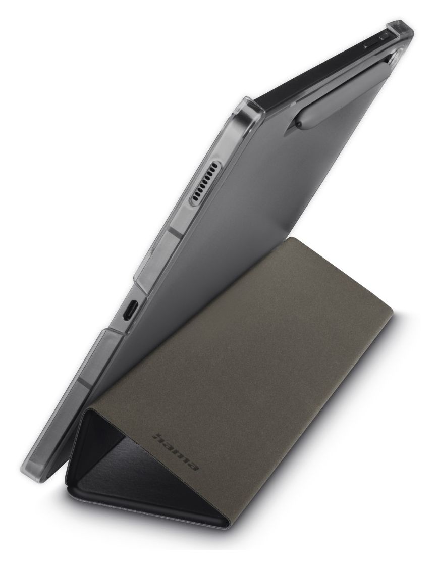231024 Fold Clear Folio aus Polycarbonat (PC), Polyurethan für Samsung Galaxy Tab S10 Lite (10.9") bis 27,7 cm (10.9") mit Magnetverschluss (Schwarz) 