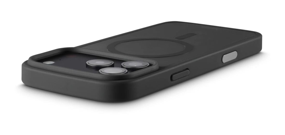 232418 Frame Protect Cover für Apple iPhone 17 Pro Max (Schwarz, Transparent) 