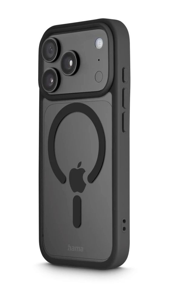 232450 Frame Protect Cover für Apple iPhone 17 Pro / 18 Pro (Transparent, Schwarz) 