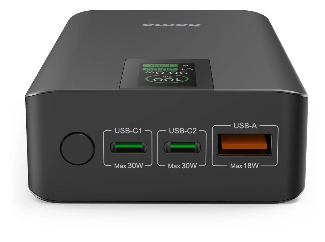 201783 Power Pack PD 20 Alu 20000 mAh Powerbank USB Typ-C  (Anthrazit) 