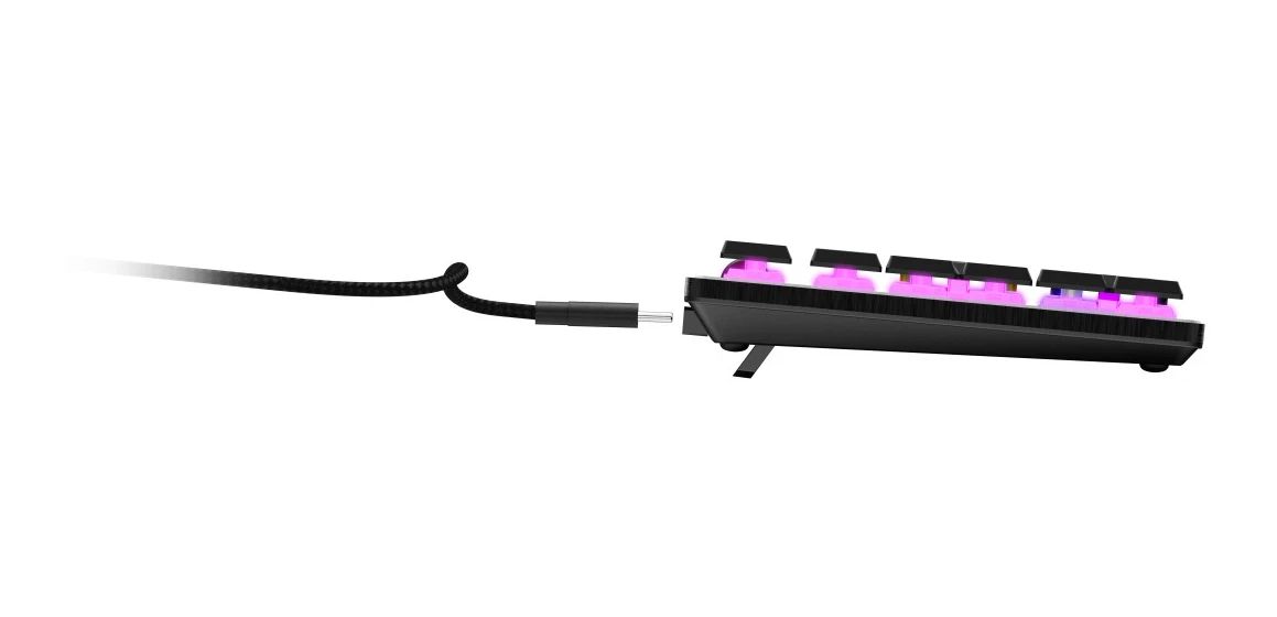 uRage Exodus 910 Low Profile RGB-LED Gaming Tastatur USB  (Schwarz) 