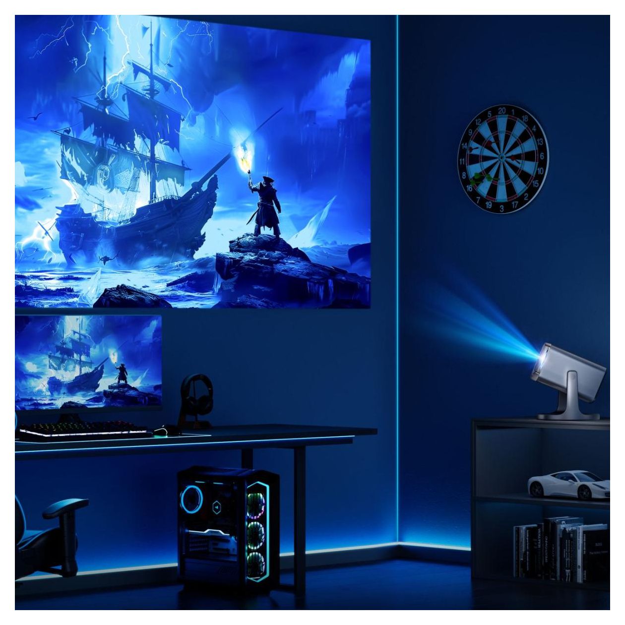 C2 Pro UHD 4K (3840x2160) 2600 ANSI Lumen  (Grau) 