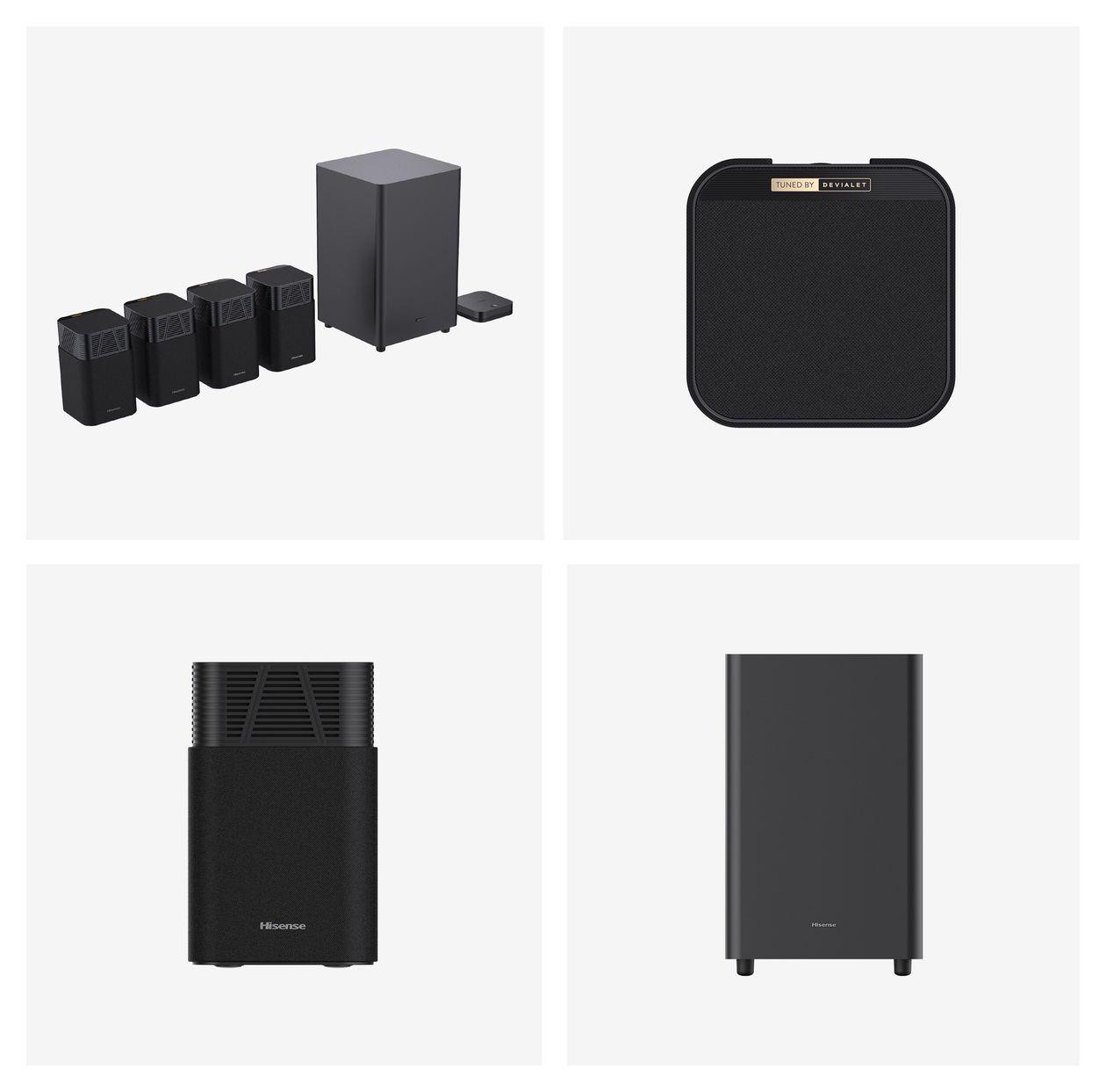 HT Saturn Soundbar 720 W 4.1.2 Kanäle  (Schwarz) 