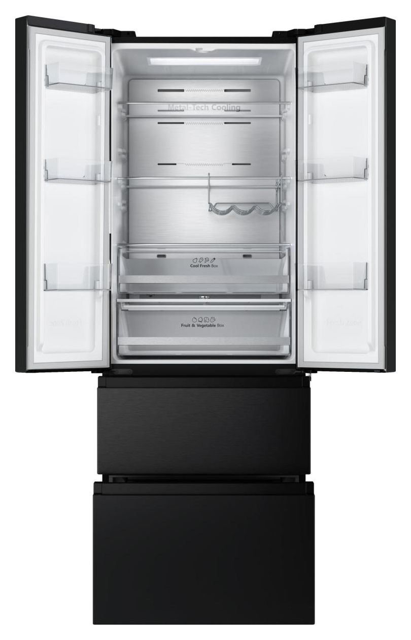 RF632N4AFC1 Side-by-Side Kühl-/ Gefrierkombination French Door 336 l / 149 l 189 kWh NoFrost 2013 mm x 704 mm  (Schwarz) 