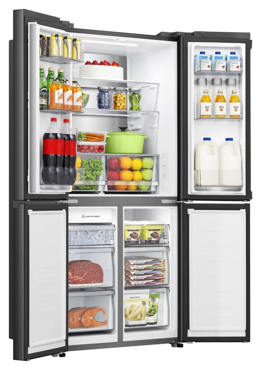 RQ5P470SYFD Side-by-Side Kühl-/ Gefrierkombination 304 l / 87 l 235 kWh NoFrost 1785 mm x 794 mm  (Schwarz) 